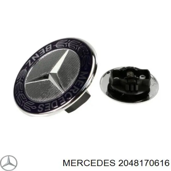 Емблема капота на Mercedes C-Class (W204)