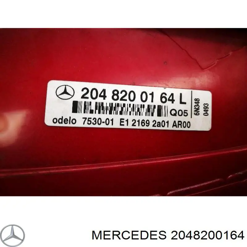 Ліхтар задній лівий Mercedes A204906830264 ціна, від 63.34 USD