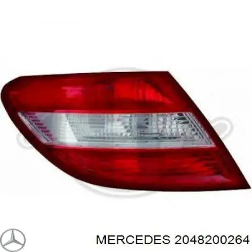 2048200264 Mercedes ліхтар задній правий