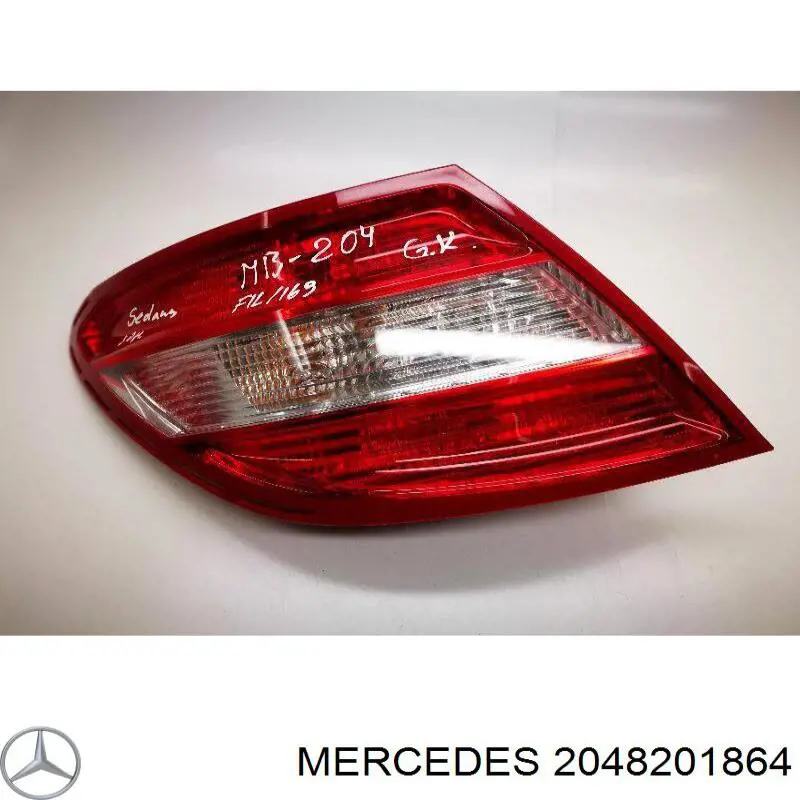 2048201864 Mercedes ліхтар задній лівий