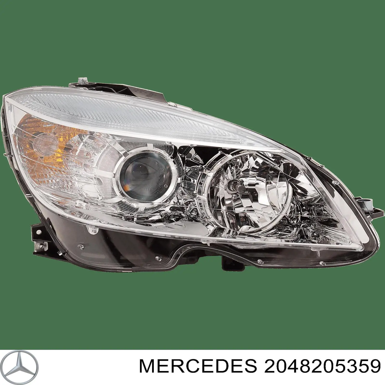 A2048205359 Mercedes Фара дальнього світла в зборі