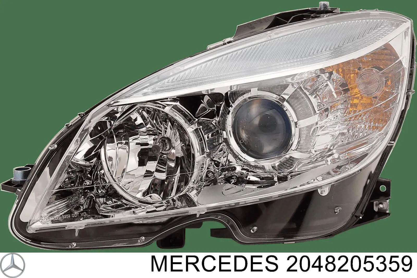 Купити A2048205359 Mercedes Основна фара в зборі ліва