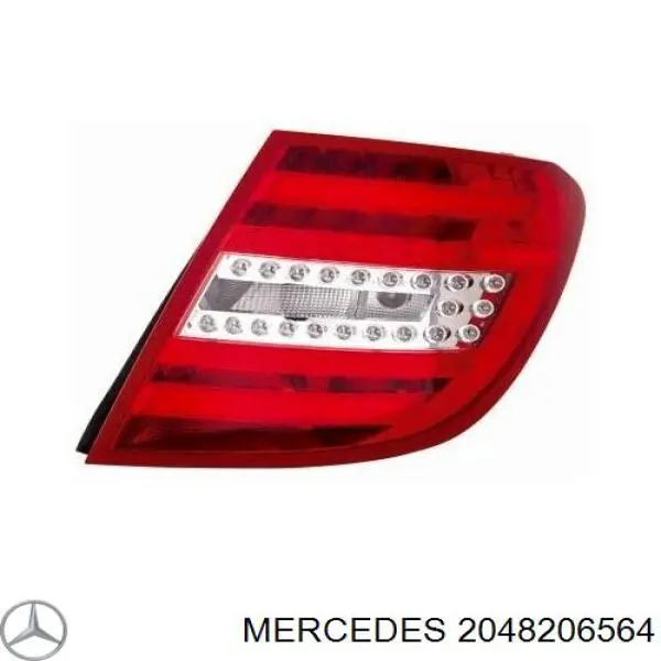 Купити A204820656464 Mercedes Задня права фара