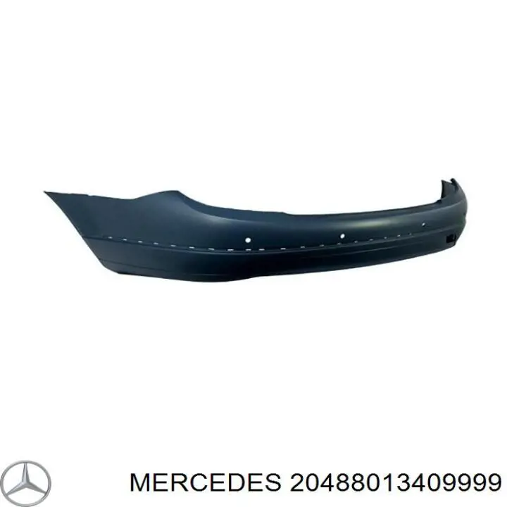Кожух бампера заднього Mercedes A2048801340 ціна, від 104.58 USD