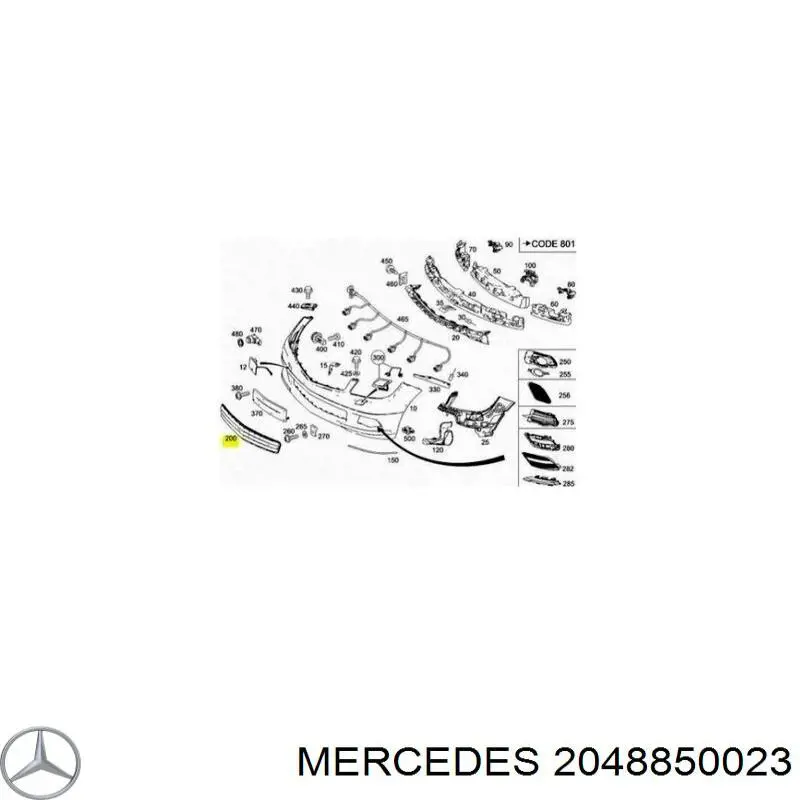  2048850023 Mercedes