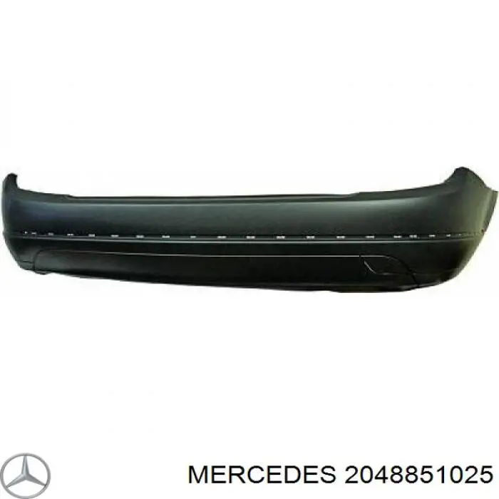Бампер задній на Mercedes C (W204)