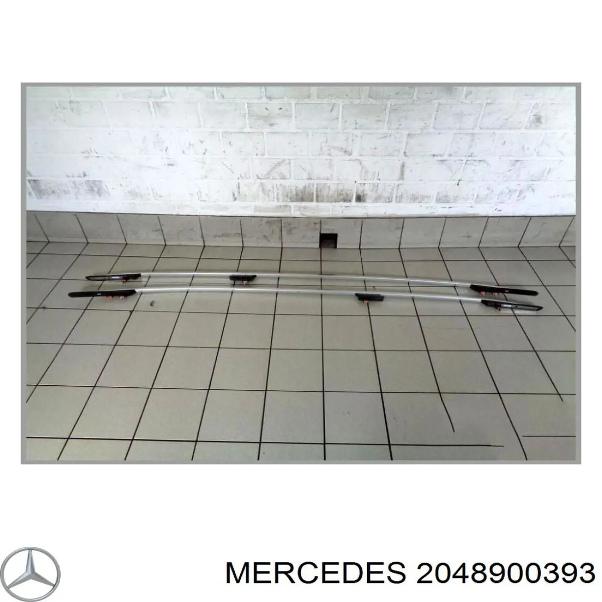 Рейлінг даху лівий Mercedes A2048900393 ціна, від 31.67 USD