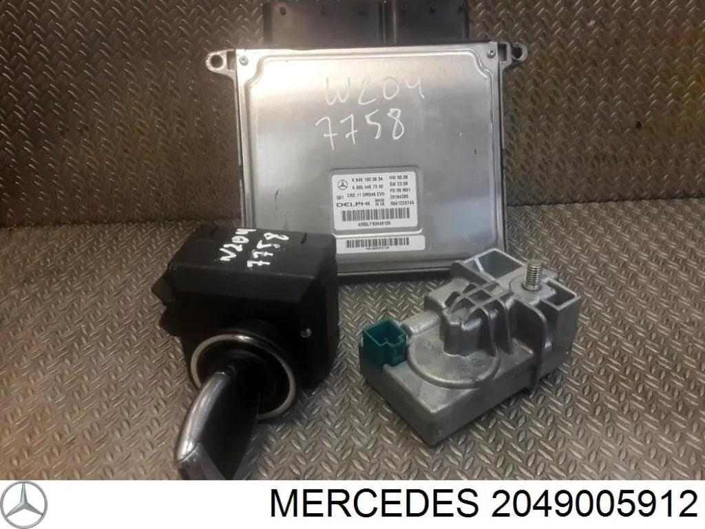 Електронний модуль рульової колонки на Mercedes GLK-Class (X204)