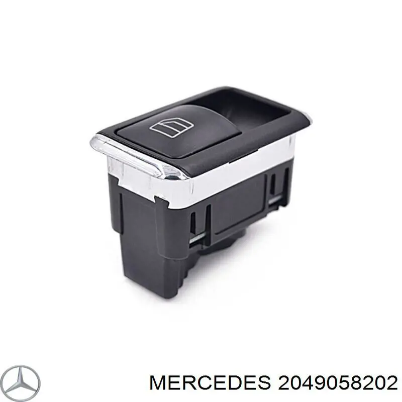 Кнопка вмикання двигуна склопідіймача передня права на Mercedes C (W204)