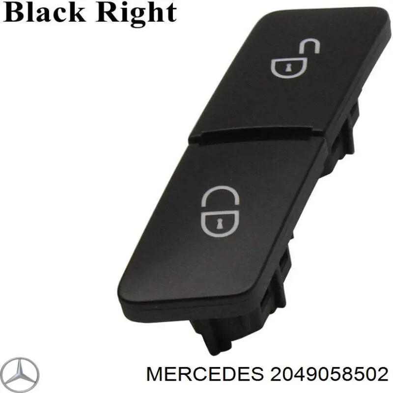 Кнопка блокування дверей A20490585029107 Mercedes