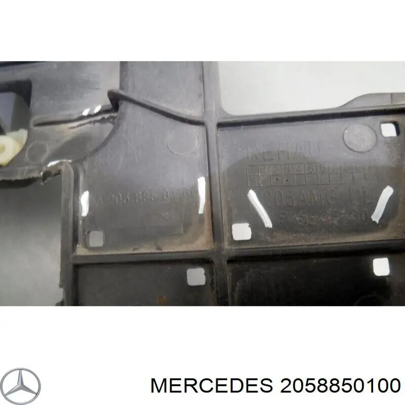 Кронштейн насадки глушника Mercedes A2058850100 ціна, від 25.34 USD