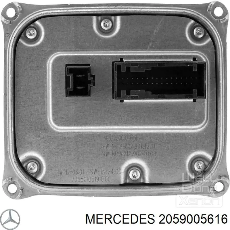  Mercedes A2059005616 ціна, від 107.22 USD