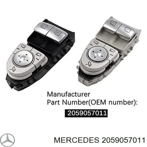 Купити A2059057011 Mercedes Кнопковий блок керування склопідіймачами передній лівий