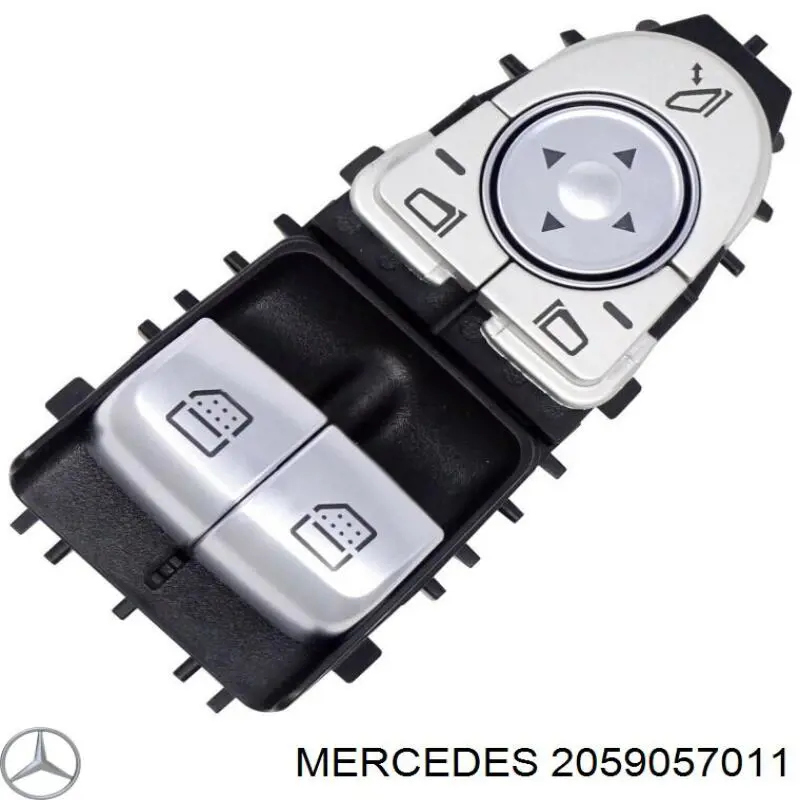 Купити A2059057011649051 Mercedes Кнопковий блок керування склопідіймачами передній лівий
