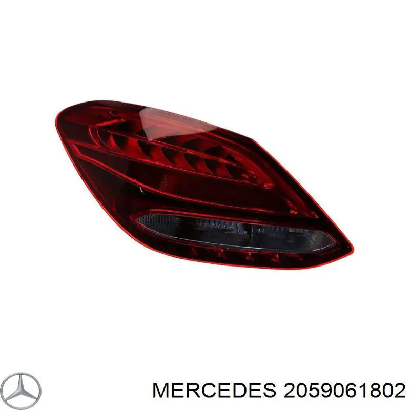 Ліхтар задній лівий Mercedes A2059060157 ціна, від 126.67 USD
