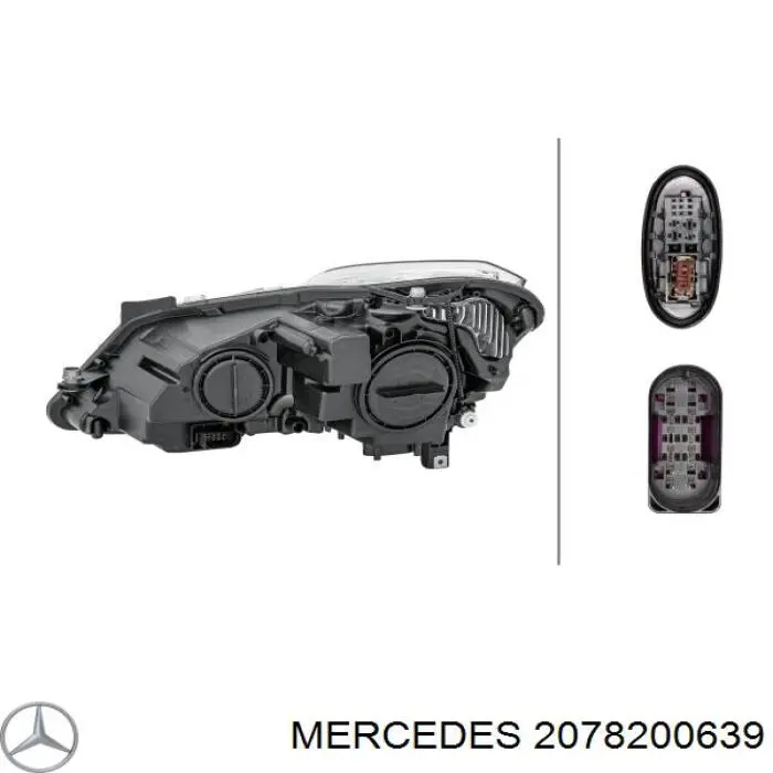 Купити 1108294 Autotechteile Права блок фара