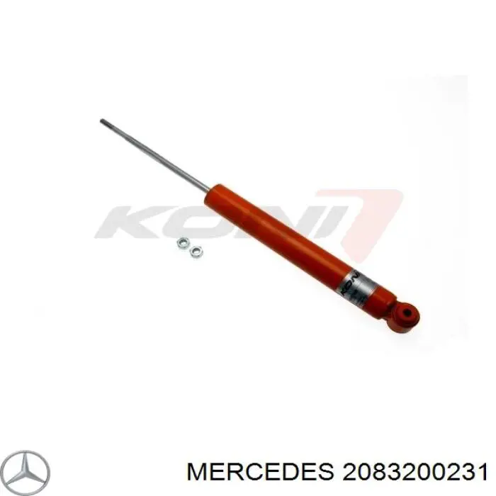 Амортизатор задній 2083200231 Mercedes