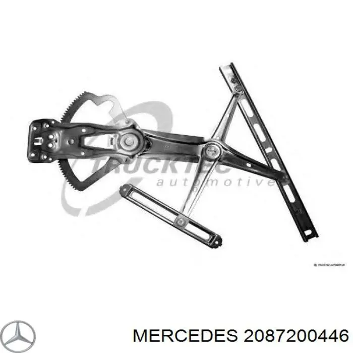 Механізм склопідіймача двері передньої, правої на Mercedes CLK-Class (C208)