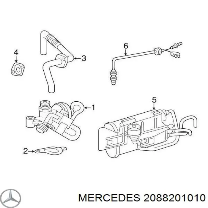 Кнопка приводу замка 3/5 дверей (ляди) / кришки багажника Mercedes A2088201010 ціна, від 37.39 USD