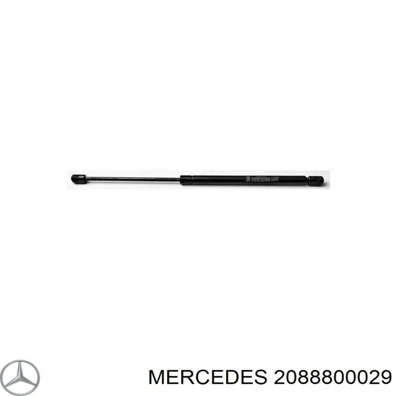 Амортизатор капота на Mercedes CLK-Class (C208)