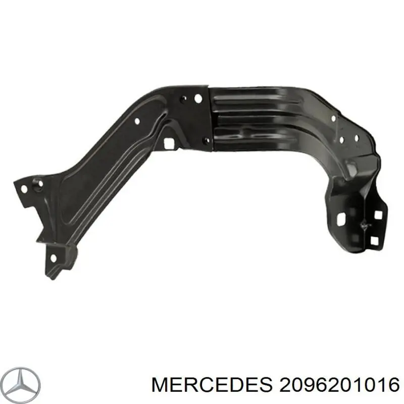 Супорт радіатора правий/монтажна панель кріплення фар на Mercedes CLK-Class (C209)