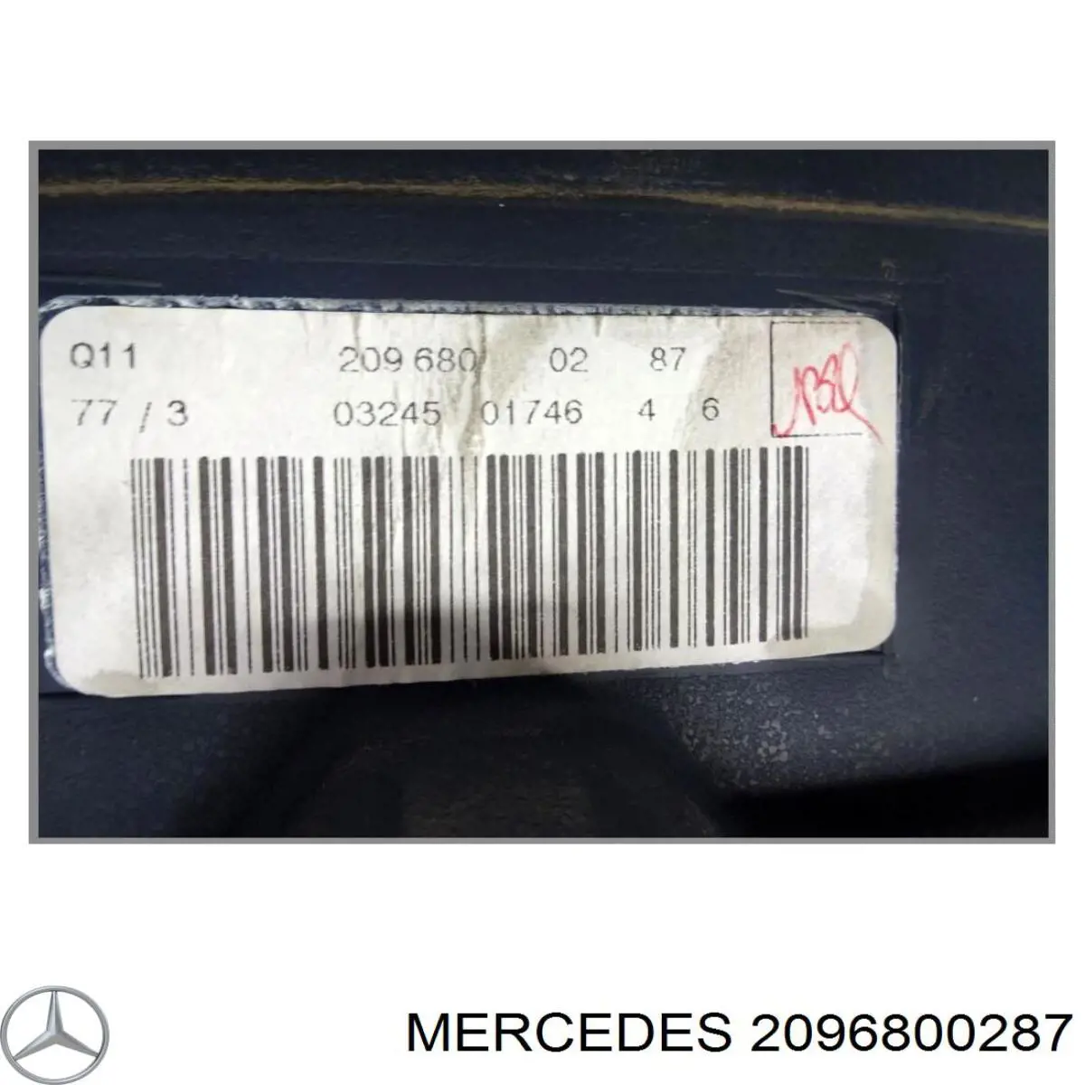A2096800287 Mercedes 