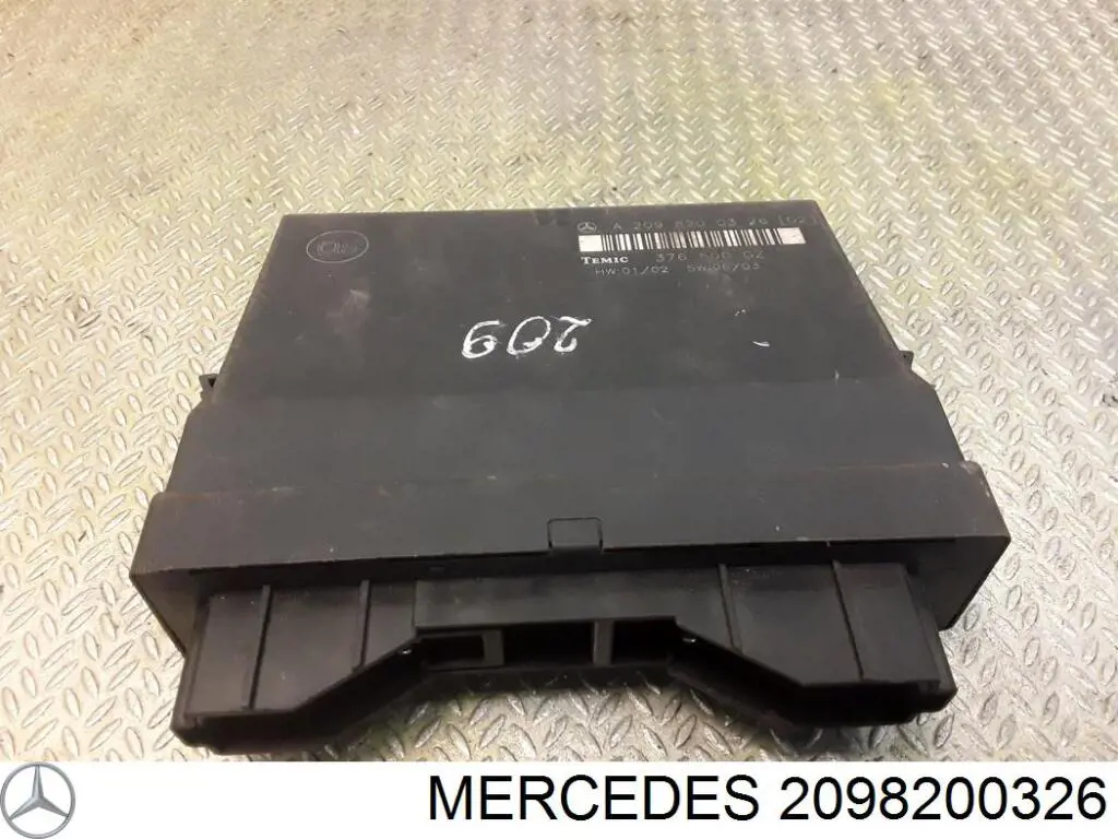 A2098205226 Mercedes Блок керування сигналами SAM
