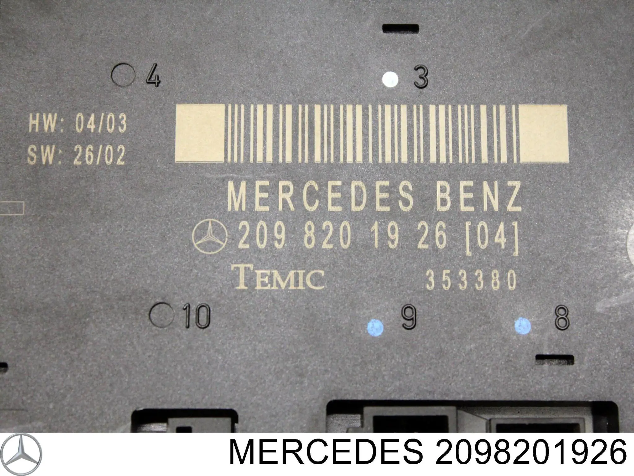  A209820192680 Mercedes