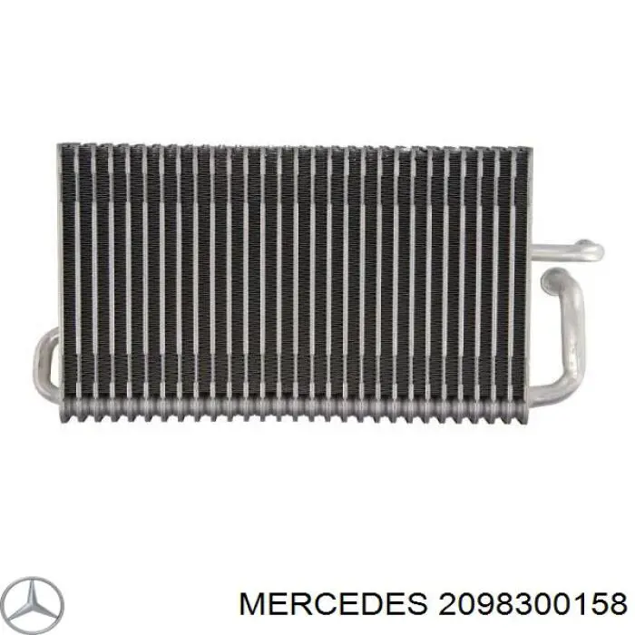 2098300158 Mercedes радіатор кондиціонера салонний, випарник