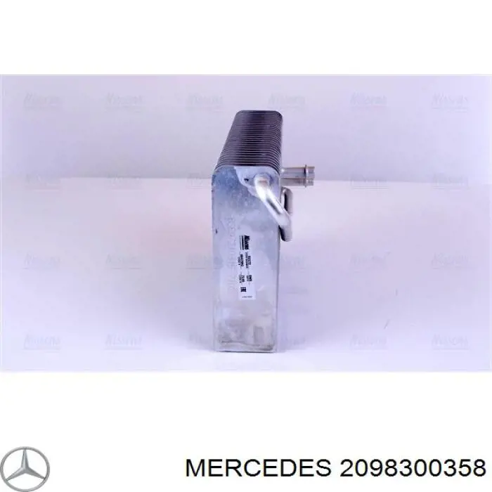 2098300358 Mercedes радіатор кондиціонера салонний, випарник