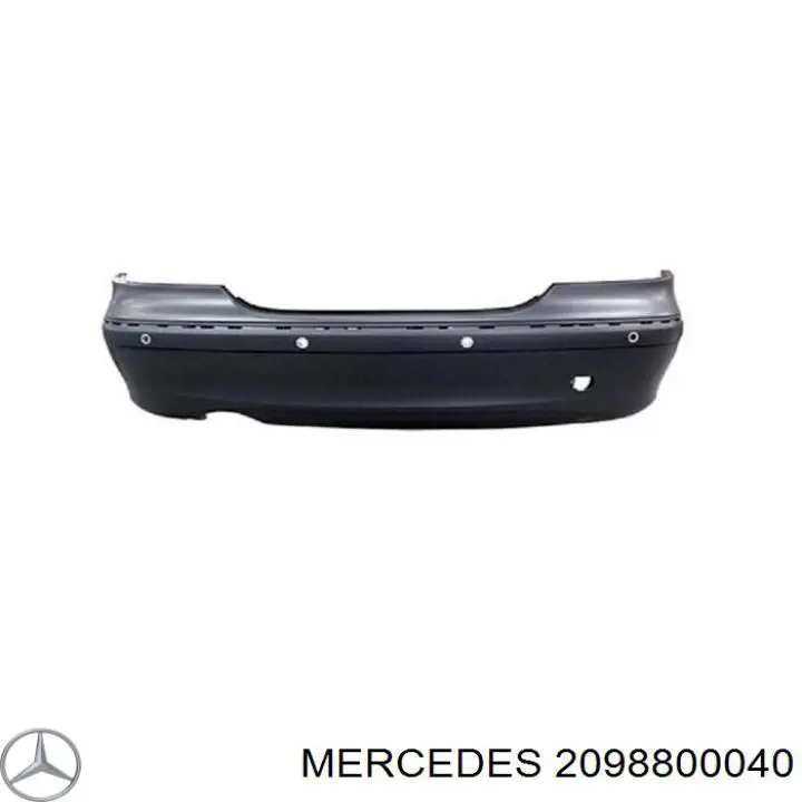 Кожух бампера заднього Mercedes A2098800040 ціна, від 782.01 USD