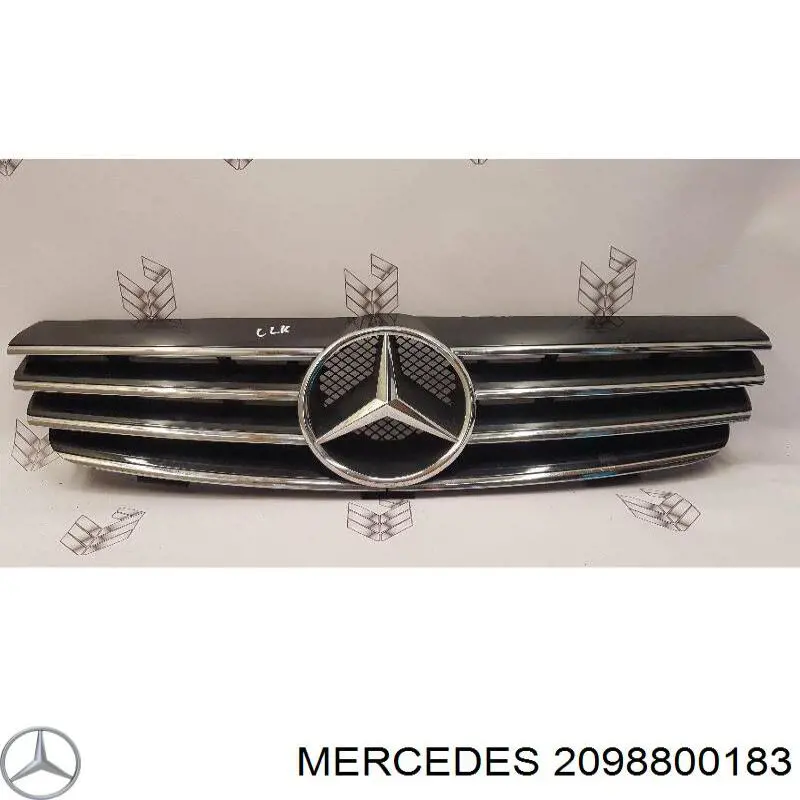 Решітка радіатора A2098800183 Mercedes