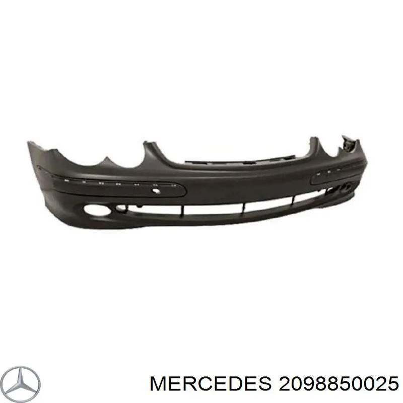 2098850025 Mercedes бампер передній