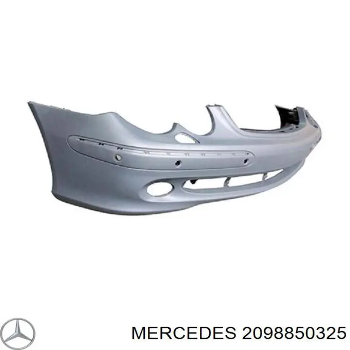 2098850325 Mercedes бампер передній
