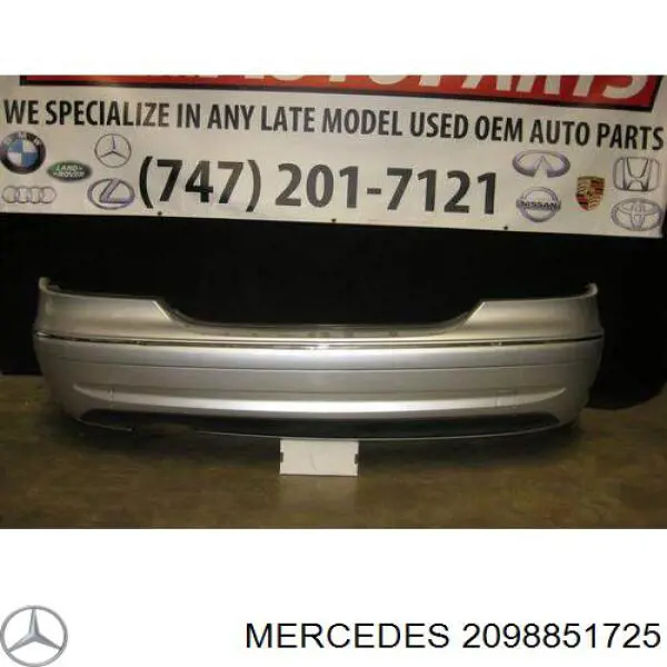 A2098851725 Mercedes Буфер (бампер) задній