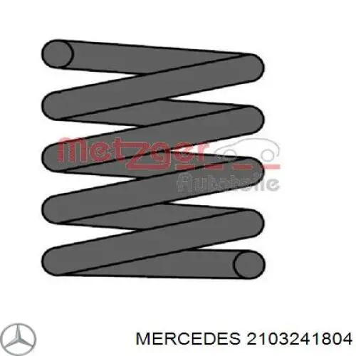 2103241804 Mercedes пружина задня