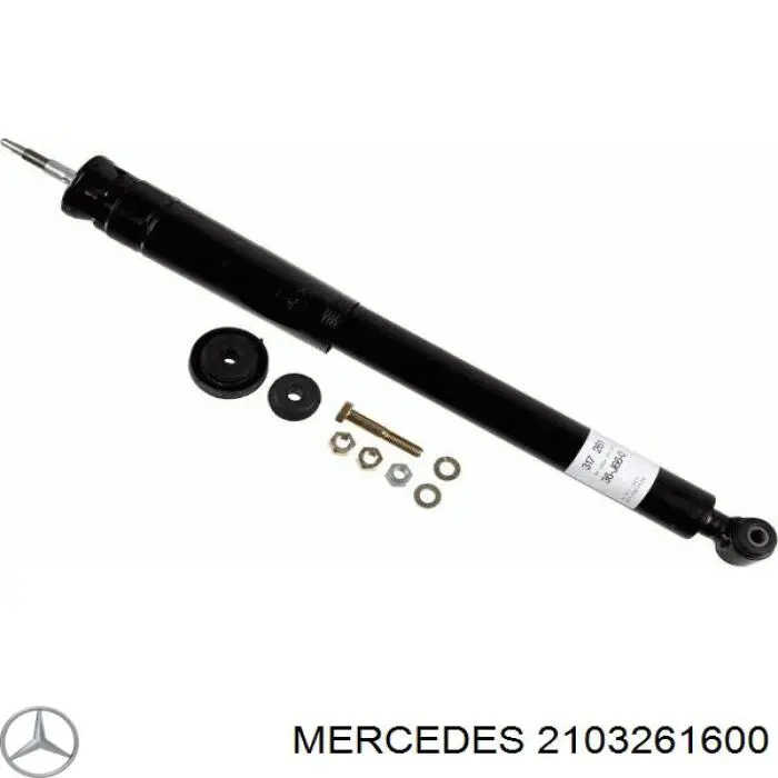 Купити A2103200331 Mercedes Стійка амортизатора задня