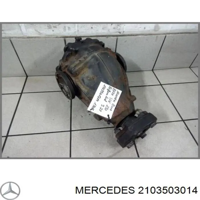 Купити A210350301488 Mercedes Редуктор середнього моста (головна передача)