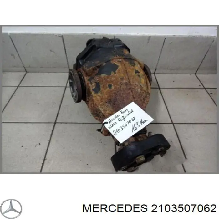 Редуктор колісний моста заднього Mercedes A2103507062 ціна, від 87.95 USD