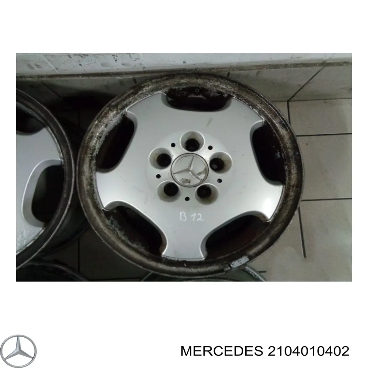 B66470093 Mercedes диски колісні литі (легкосплавні, титанові)
