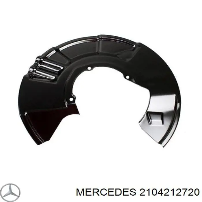 Захист гальмівного диска, переднього, лівого на Mercedes E (W210)