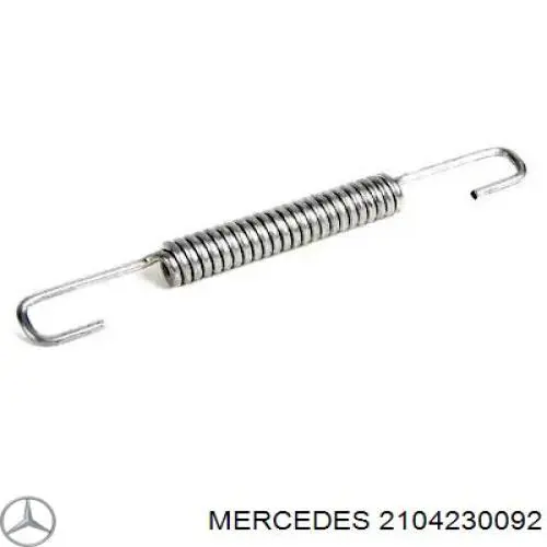 2104230092 Mercedes пружина задніх барабанних гальмівних колодок