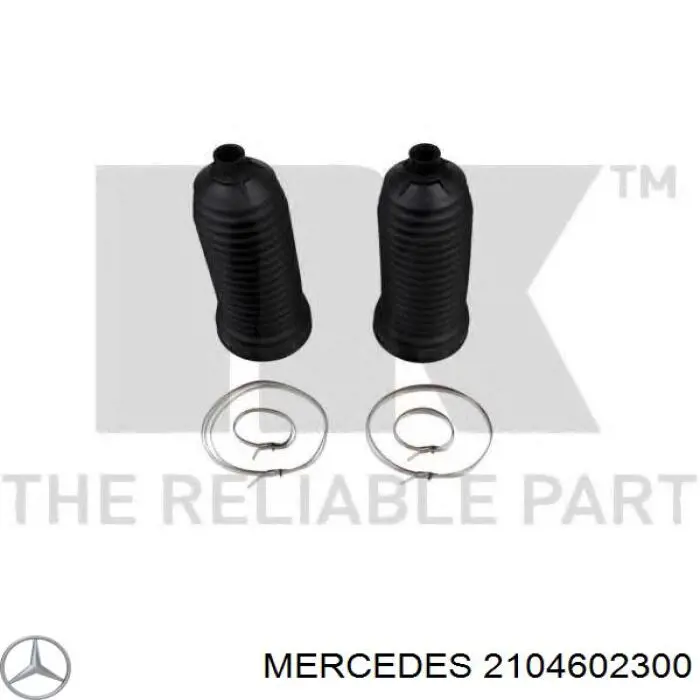 2104602300 Mercedes пильник рульового механізму/рейки