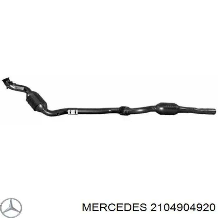 Конвертор-каталізатор, правий Mercedes A2104904920 ціна, від 25.34 USD