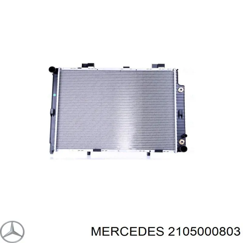 Купити A2105000803 Mercedes Радіатор двигуна