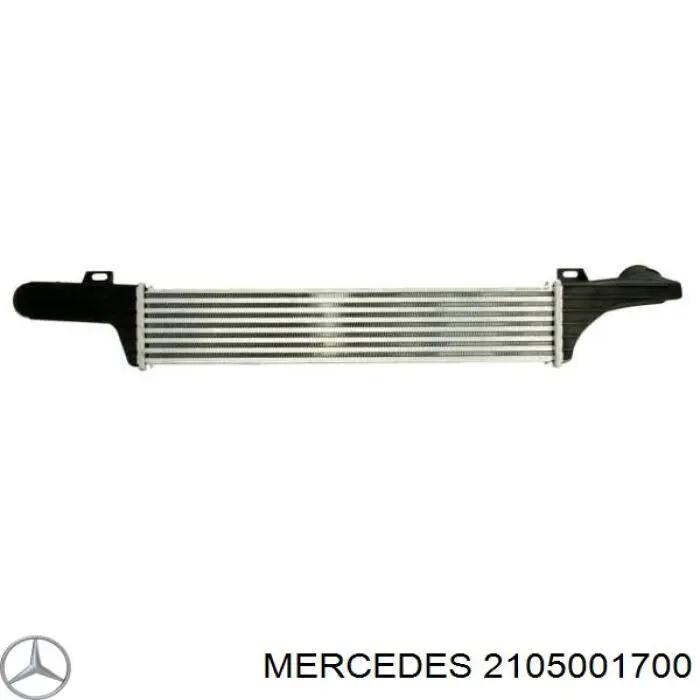 2105001700 Mercedes радіатор интеркуллера