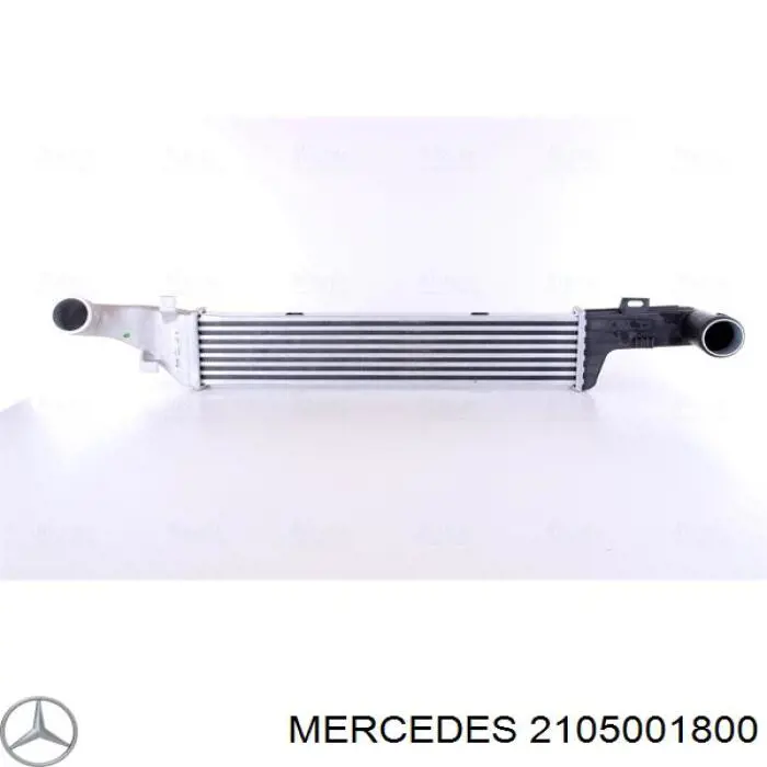 2105001800 Mercedes радіатор интеркуллера