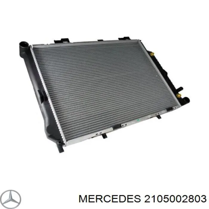 2105002803 Mercedes радіатор охолодження двигуна