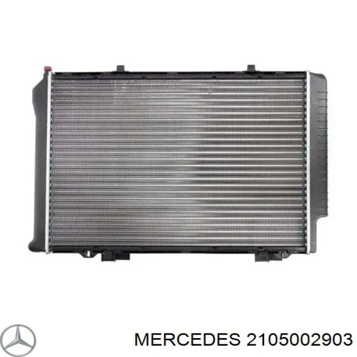 2105002903 Mercedes радіатор охолодження двигуна