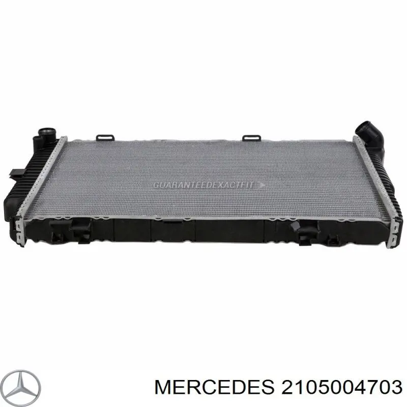 2105004703 Mercedes радіатор охолодження двигуна